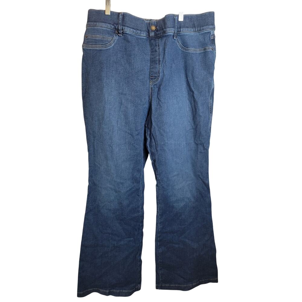 Spanx Everywear Flare High Rise Pull On Jeans 2X Tall